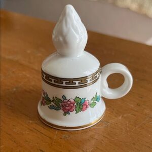 Coalport candle snuffer